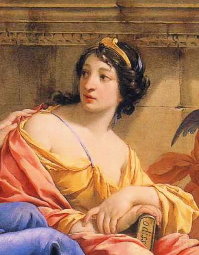 Simon Vouet The Muses Urania and Calliope Spain oil painting art